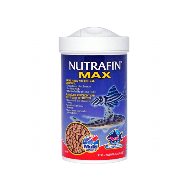 Nutrafin Max High - Quality Sinking Fish Pellets Enriched with Krill and Shrimp Meal