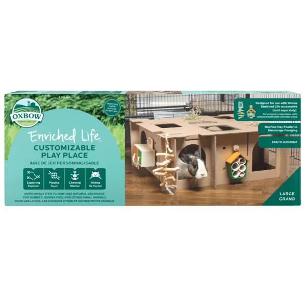 Oxbow Enriched Life Customizable and Interactive Pet Play Place