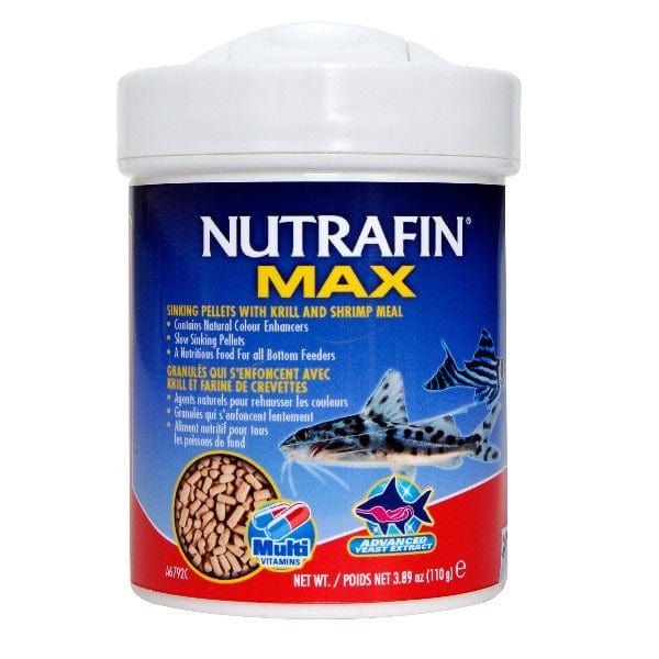 Nutrafin Max High - Quality Sinking Fish Pellets Enriched with Krill and Shrimp Meal