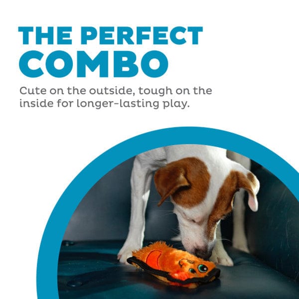 Outward Hound Mini Long - lasting and Durable Plush Dog Chew and Play Toys