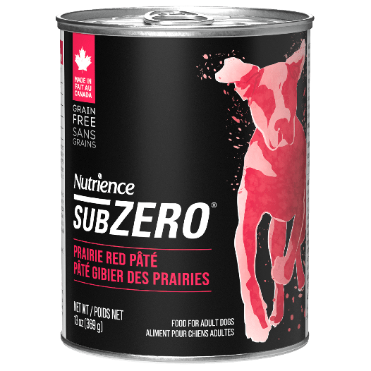 Nutrience SubZero Prairie Red Grain - Free Pate Canned Dog Food, Ideal for Pairing with Kibble