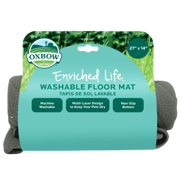 Oxbow Enriched Life Washable and Comfortable Pet Floor Mat for Small Animals
