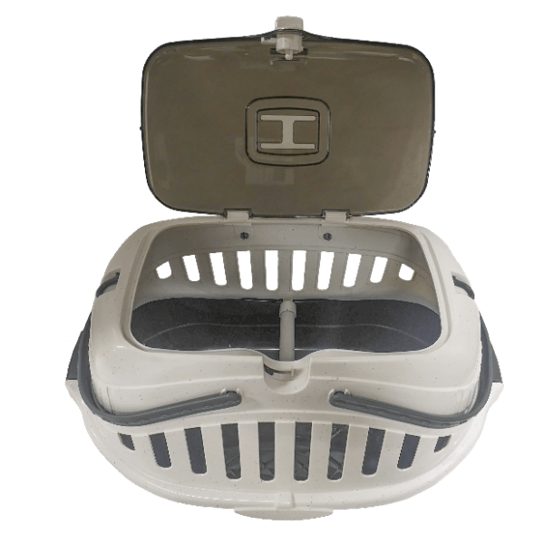 Pawise High - Quality Plastic Pet Carrier Ideal for Small Birds, Guinea Pigs, and Rabbits