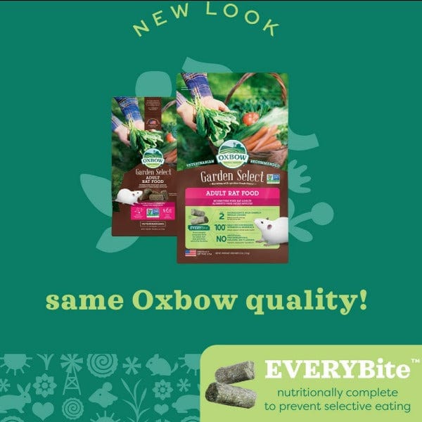 Oxbow Garden Select Adult Rat Pet Food - A Nutritious Blend for Your Furry Friend