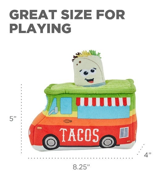 Outward Hound Interactive Plush Hide and Seek Dog Toy Puzzle - Hide A Taco
