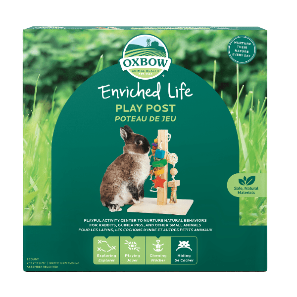 Oxbow Enriched Life Pet Play Post - An Ideal Enrichment Toy for Small Pets