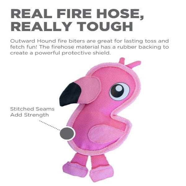 Outward Hound Durable Fire Biterz Tropical Dog Fetch Toys
