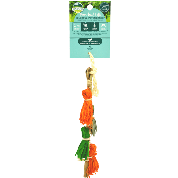 Oxbow Enriched Life - Colorful Woven Dangling Toy for Pets