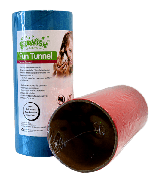 Pawise Colorful Fun Tunnel with Free Bedding for Small Pets