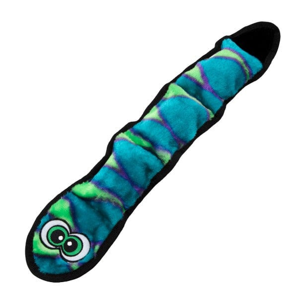Outward Hound Invincibles Durable Snake-Shaped Plush Dog Toy for Rough-Playing Canines