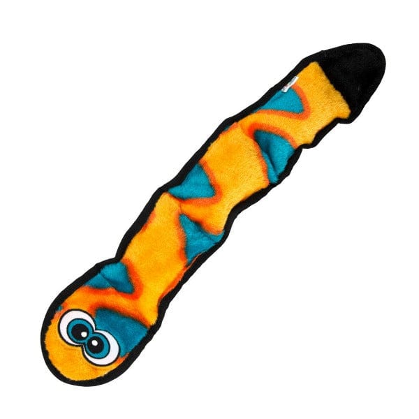 Outward Hound Invincibles Durable Snake-Shaped Plush Dog Toy for Rough-Playing Canines