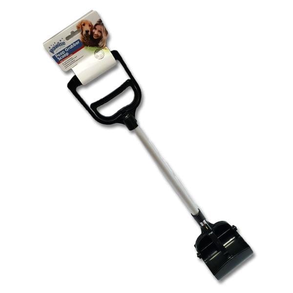 Pawise Sturdy Long-Handle Poop Grabber Scoop for Pet Owners