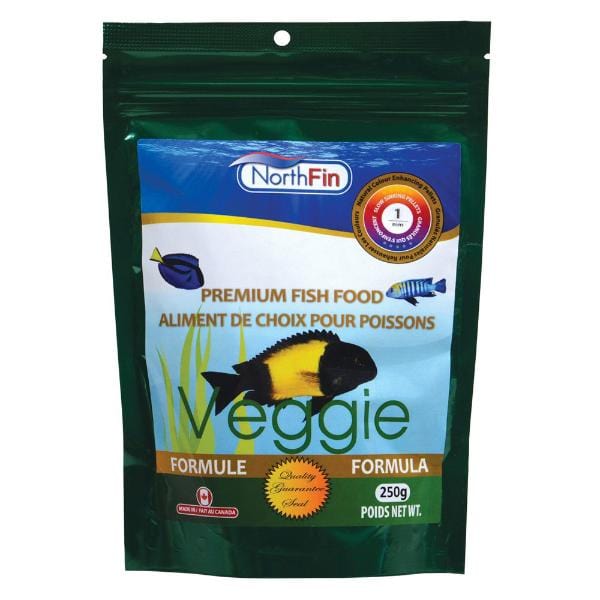 NorthFin High - Quality Premium Veggie Formula Fish Food for Herbivore and Omnivore Fish