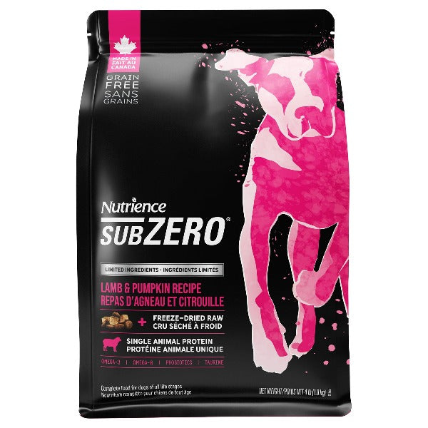 Nutrience SubZero Premium Lamb & Pumpkin Limited Ingredient Dry Dog Food