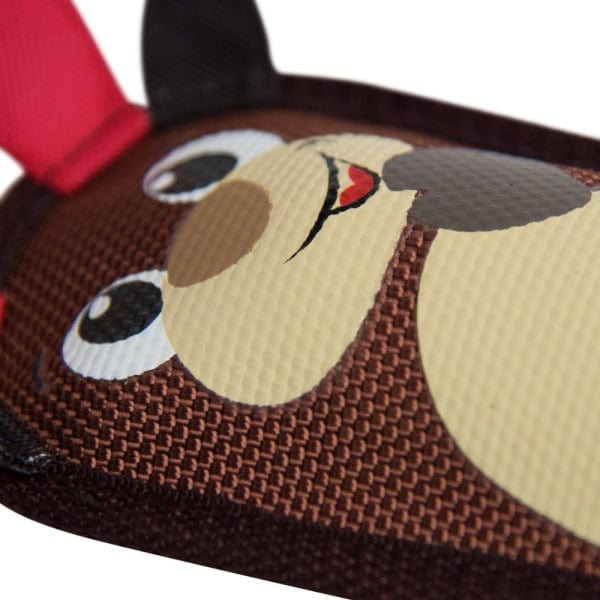 Outward Hound Fire Biterz Durable Reindeer-Shaped Holiday Chew Toy for Dogs