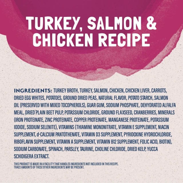 Natural Balance Platefulls Soft Cat Food Pouches: Turkey, Salmon & Chicken Recipe in Gravy