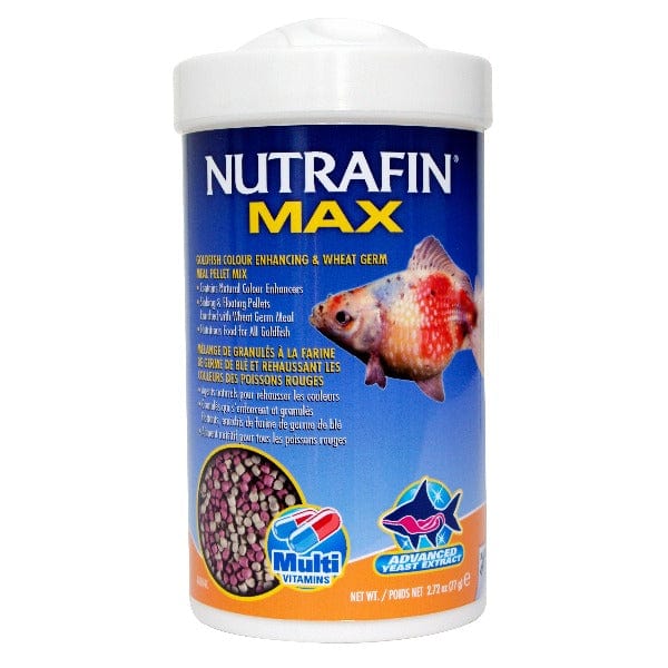 Nutrafin Max Premium Goldfish Food: Colour - Enhancing Wheat Germ Pellet Blend
