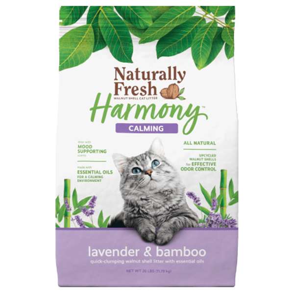 Naturally Fresh Harmony: Calming Lavender and Bamboo Infused Cat Litter