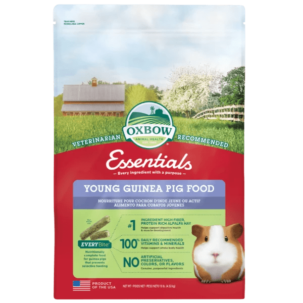 Oxbow Premium Food for Young Guinea Pigs - Ideal for Growth