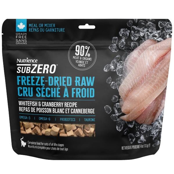 Nutrience Premium Freeze - Dried Raw Whitefish & Cranberry Cat Food for Optimal Health