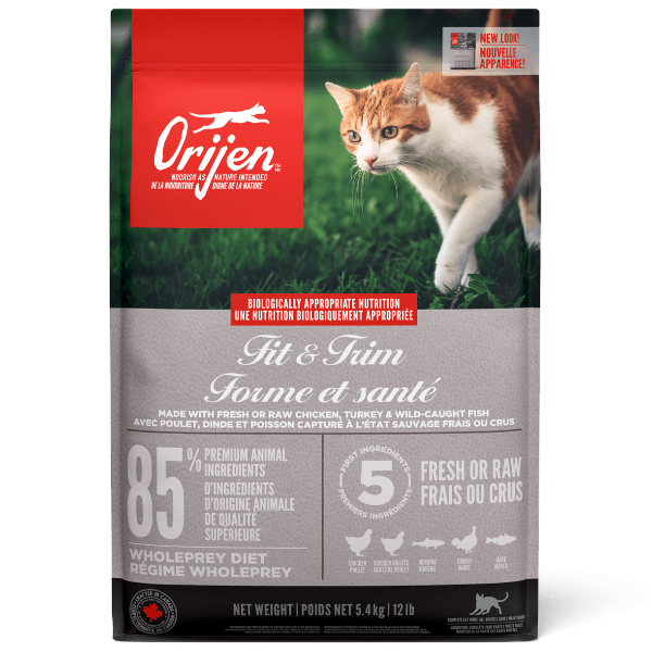 Orijen Premium Fit & Trim Dry Cat Food for Optimal Feline Health