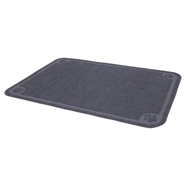 Petmate Premium Cat Litter Catcher Rubberized Tufted Mat for Keeping Floors Clean