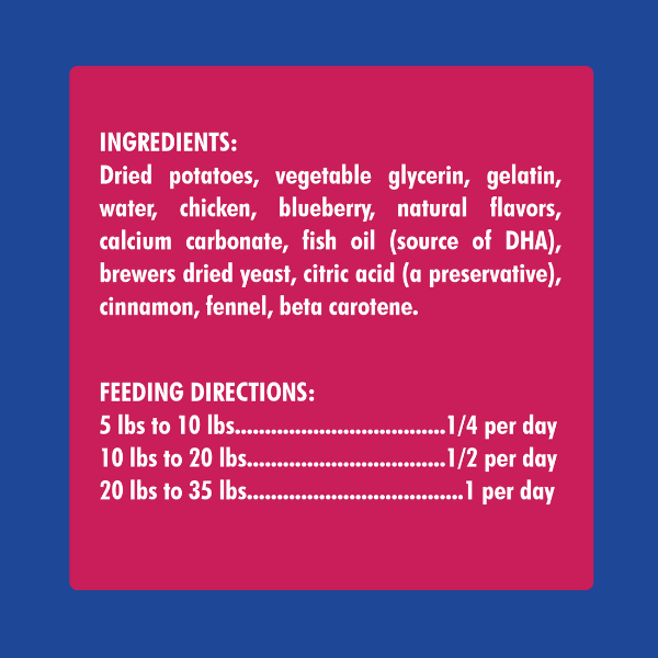 N-Bone Grain-Free Puppy Chew Teething Rings in Blueberry & BBQ Flavors