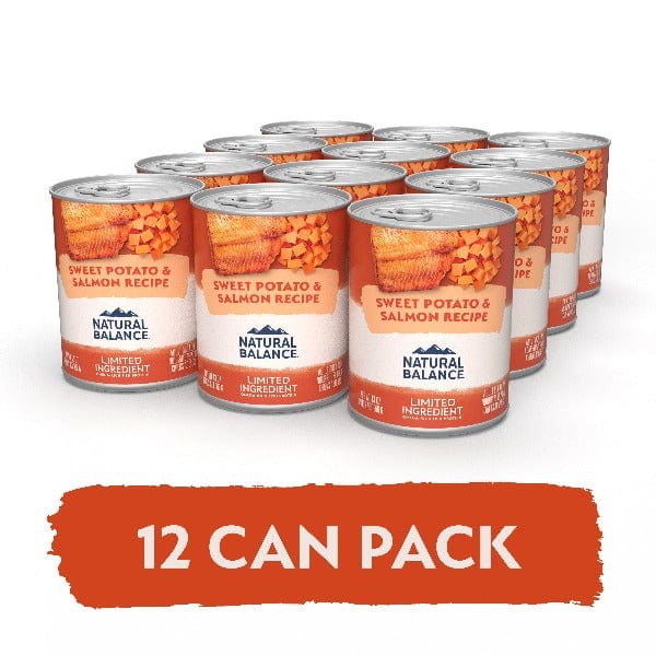 Natural Balance Adult Dog Canned Food: Limited Ingredient Sweet Potato & Salmon Recipe