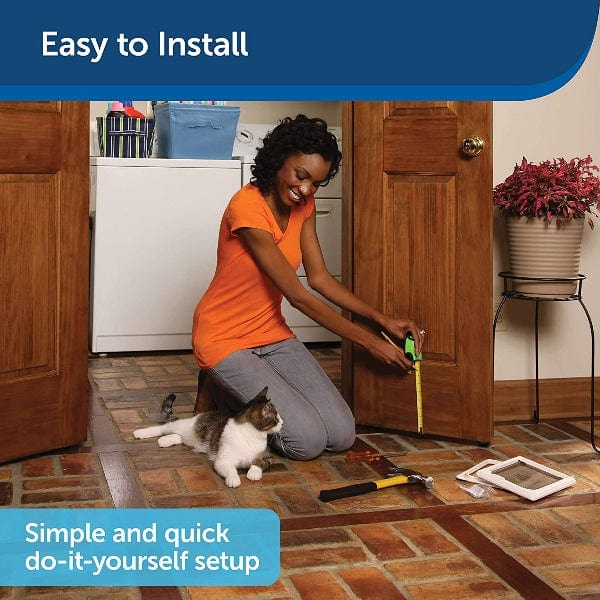 PetSafe High - Impact 4 - Way Locking Interior Cat Flap for Cats up to 15 Pounds