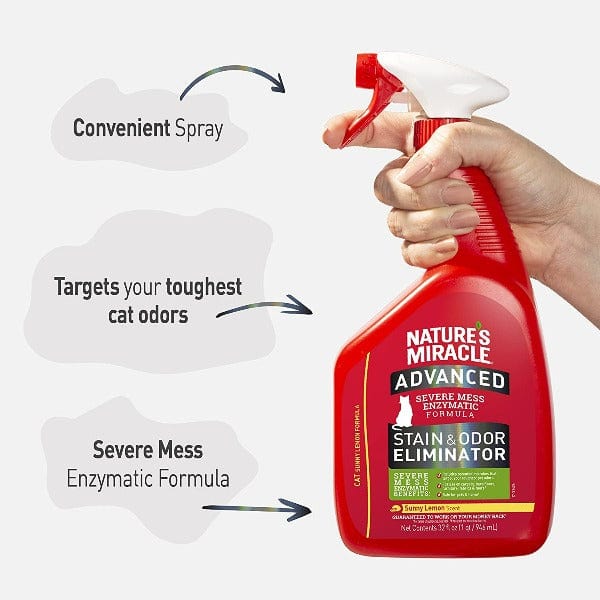 Nature's Miracle Advanced Cat Stain and Odor Remover Solution