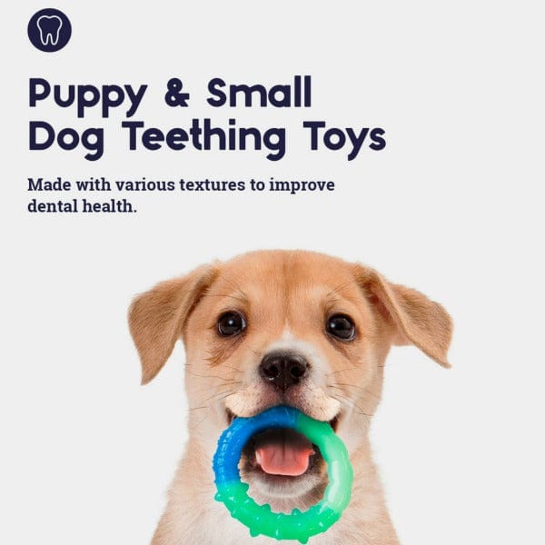 Petstages Orka Puppy Dental Chew Toy Set - 3 Pack for Small Breeds