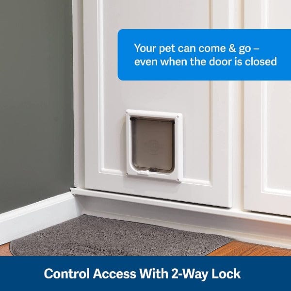 PetSafe High - Quality 2 - Way Locking Interior Cat Flap for Small Pets