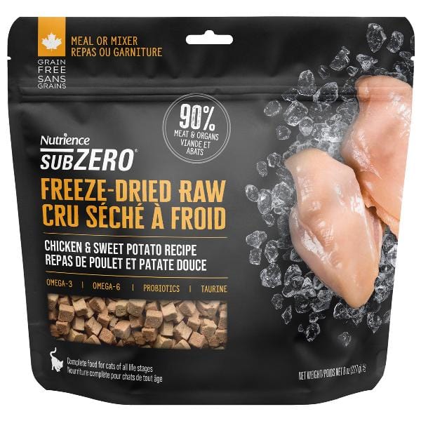 Nutrience Premium Freeze-Dried Raw Chicken & Sweet Potato Cat Food for Optimal Nutrition