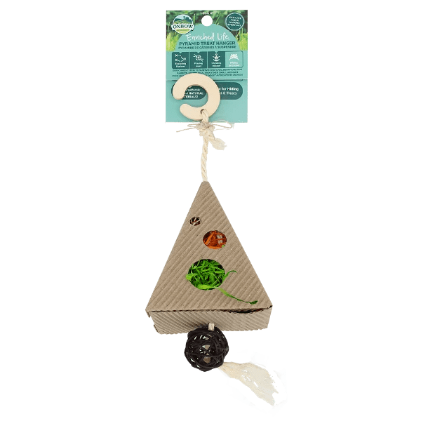 Oxbow Enriched Life Pyramid-Style Treat Hanger for Small Pets