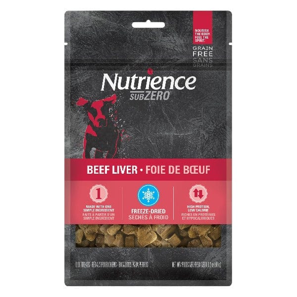 Nutrience Premium SubZero Freeze-Dried Beef Liver Delicacies for Dogs
