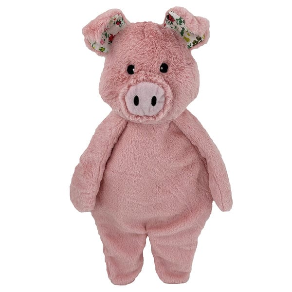 Petlou 19-Inch Long Soft Floppy Cartoon Pig Dog Toy for Large Dogs