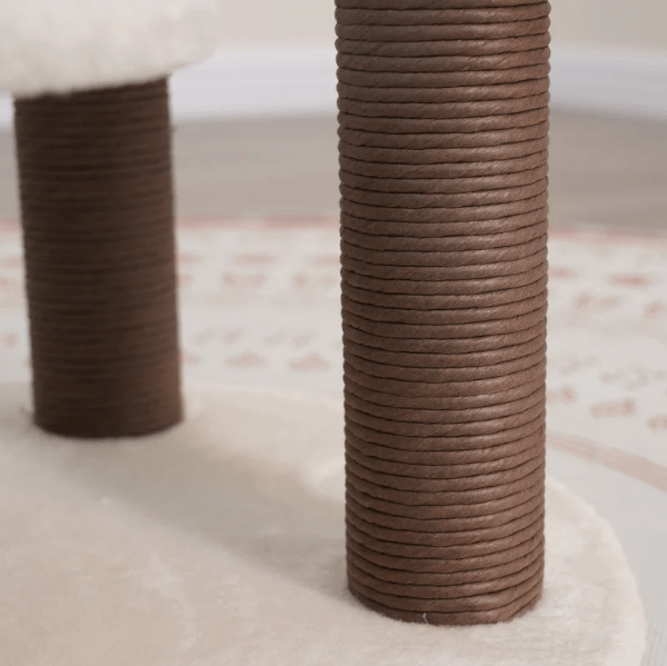 PetPals Boho Chic 5 - Level Quartz Cat Tree for Energetic Felines