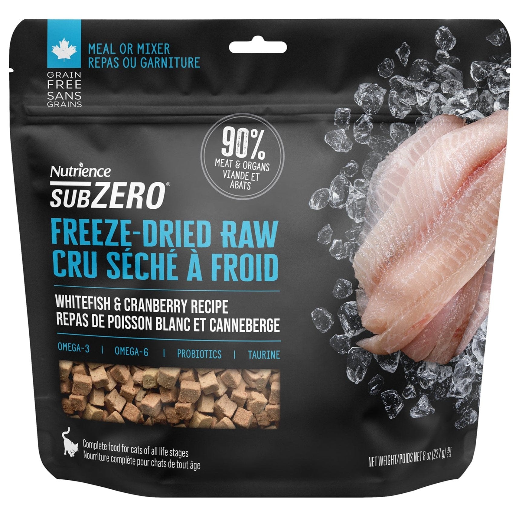 Nutrience Premium Freeze - Dried Raw Whitefish & Cranberry Cat Food for Optimal Health