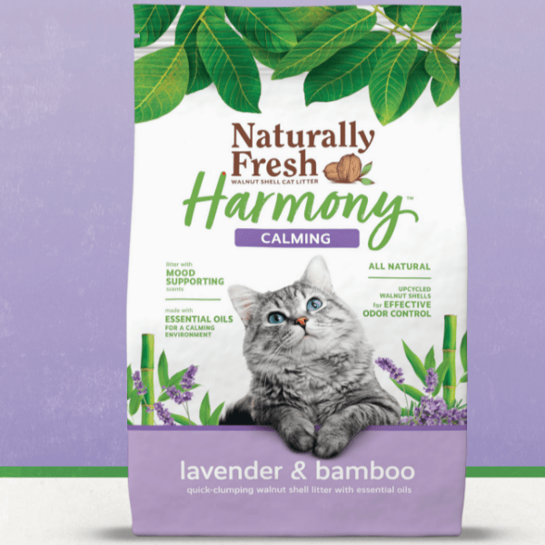 Naturally Fresh Harmony: Calming Lavender and Bamboo Infused Cat Litter