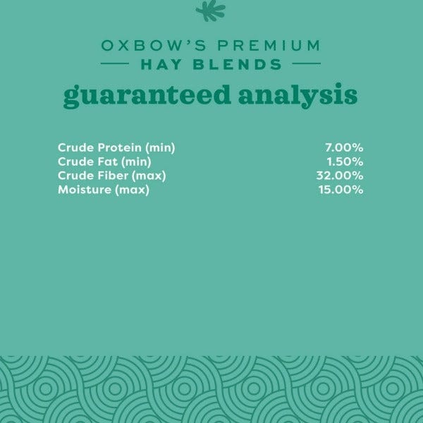 Oxbow Premium Small Pet Hay Blends of Western Timothy and Orchard Grass
