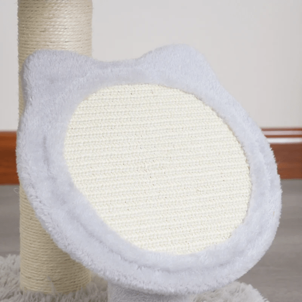 Cozy 3-Level PetPals Rock View Cat Tree with Teaser Toy