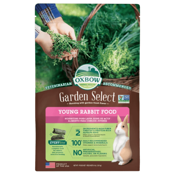 Oxbow Garden Select Nutritious Food for Young Rabbits