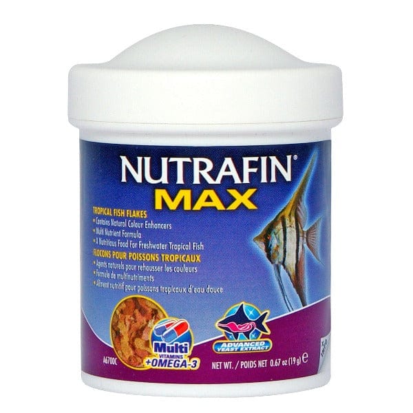 Nutrafin Max High - Quality Tropical Fish Flakes for Optimal Nutrition