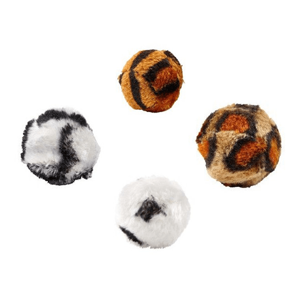 Pawise Furry Rattling Woobies Ball - An Irresistible Cat Toy