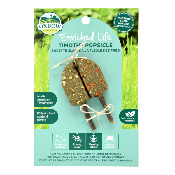 Oxbow Enriched Life - Natural Timothy Popsicle for Small Pets