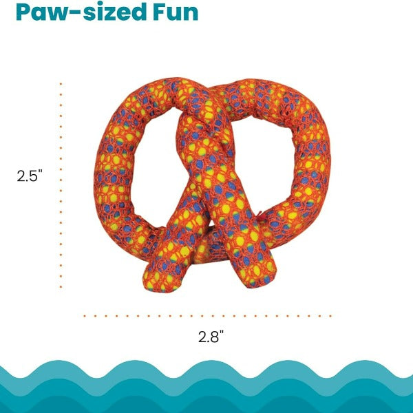Petstages Interactive Catnip-Filled Pretzel-Shaped Dental Cat Toy for Cats of All Ages