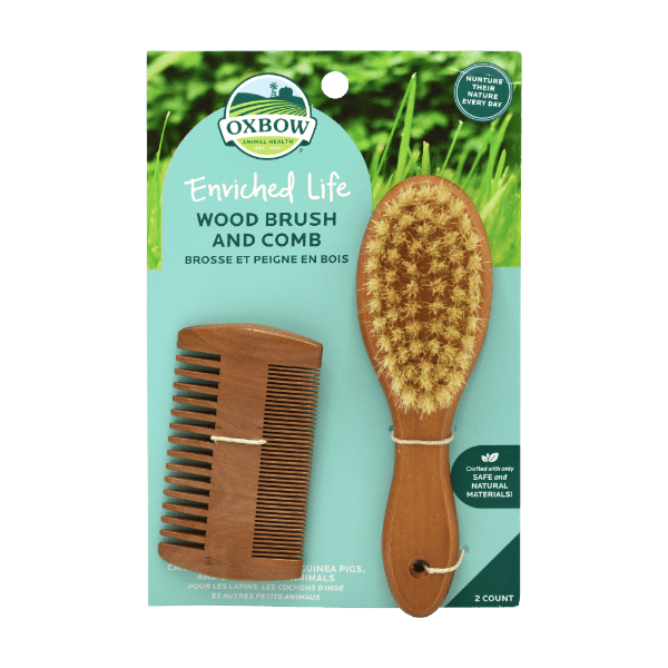 Oxbow Enriched Life - High - Quality Pet Wood Brush and Comb