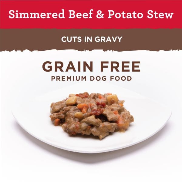 Nutro Grain - Free Simmered Beef & Potato Stew Cuts in Gravy Wet Dog Food