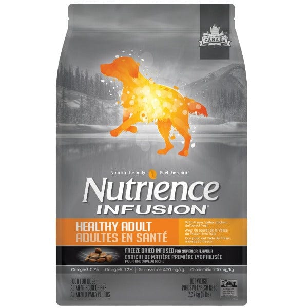 Nutrience Infusion Premium Dry Dog Food for Healthy Adult Dogs with Chicken Recipe, 10kg Package