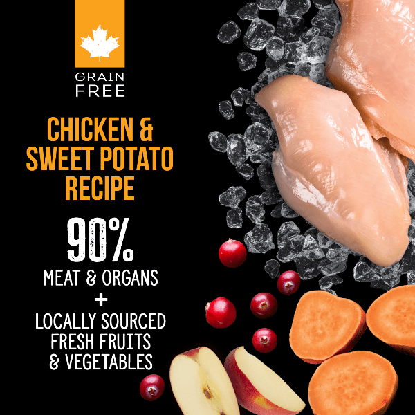 Nutrience Premium Freeze-Dried Raw Chicken & Sweet Potato Dog Food with Canadian Ingredients